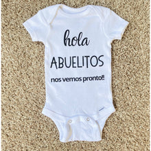 Charger l'image dans la galerie, Hola Abuelitos Pregnancy Announcement Bodysuit
